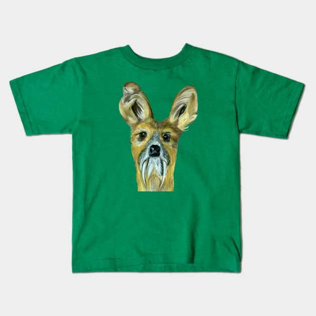 Deer Kids T-Shirt by mariasibireva